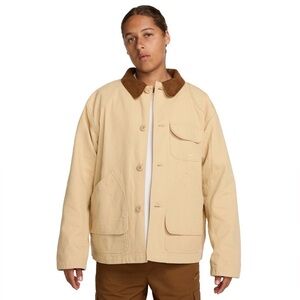 Nike Life Flannel-Lined Barn Coat Sesame Work Jacket FZ0132-252 Men’s Size M